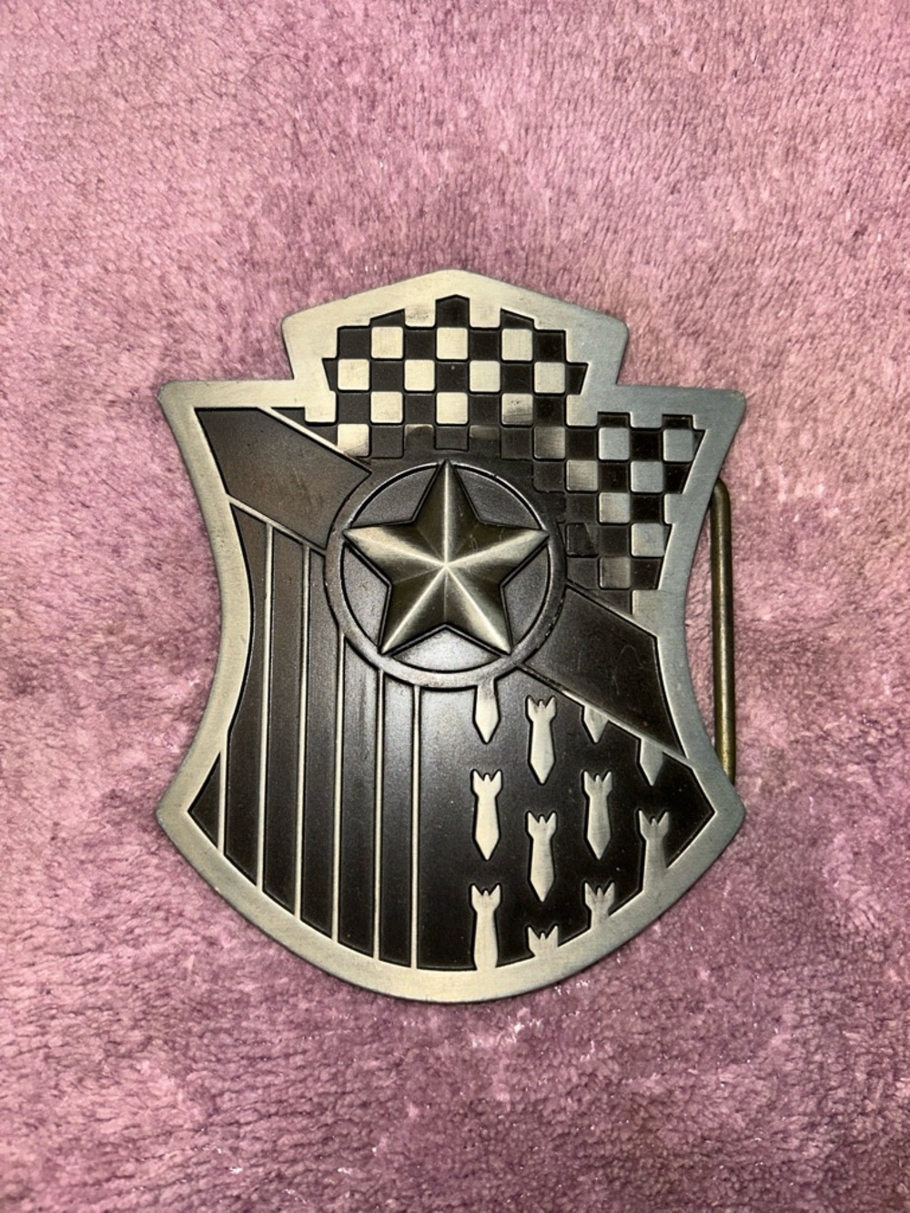 "Bombers Badge" belt buckle